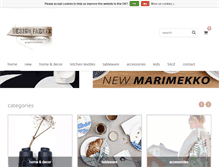 Tablet Screenshot of designfabrix.com